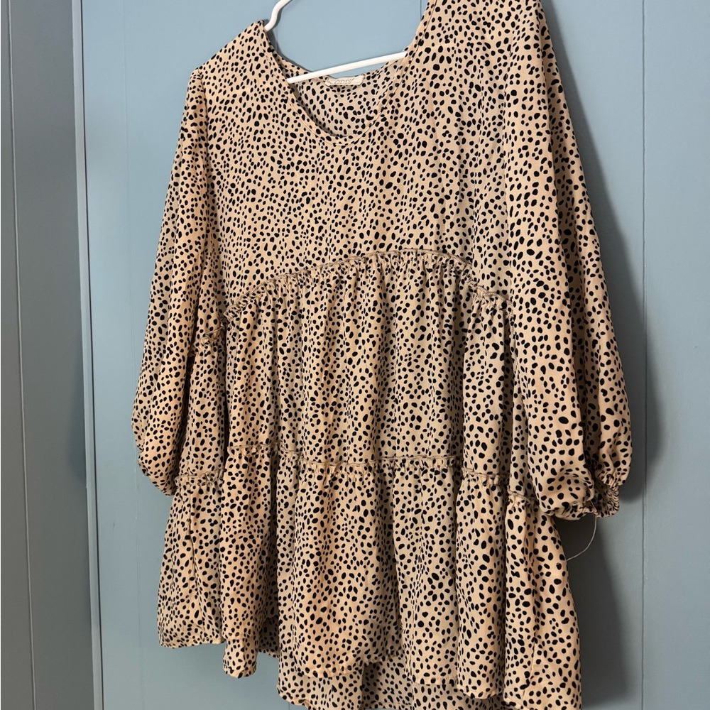 Leopard Print Women's Blouse